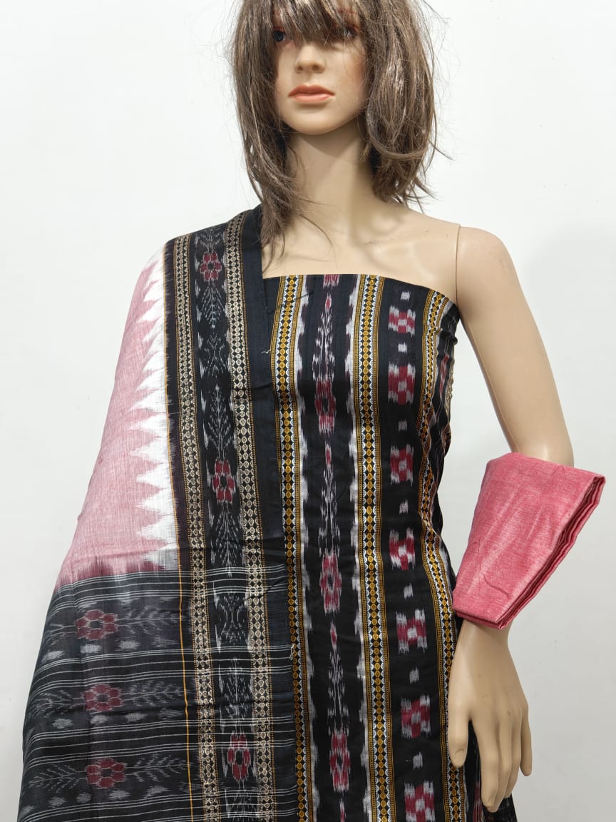100341 Sambalpuri Dress Material with Dupatta