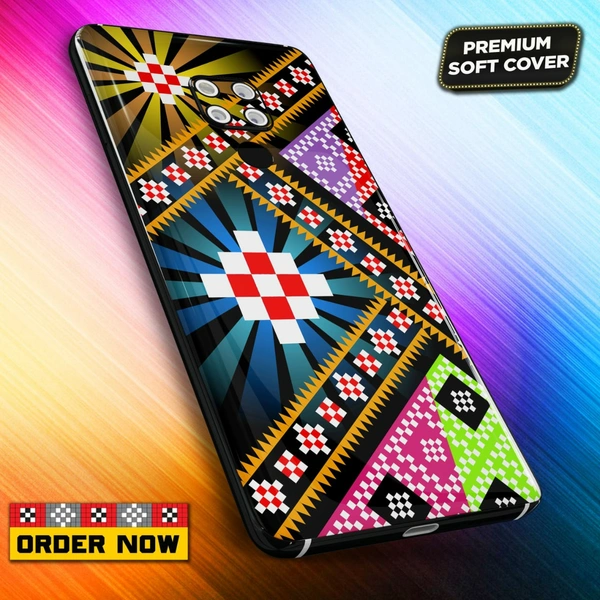 100321 mobile Back Cover sambalpuri Design with Add Name& photo