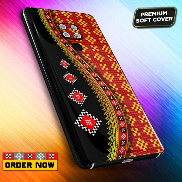 100273 mobile Back Cover sambalpuri Design with Add Name& photo