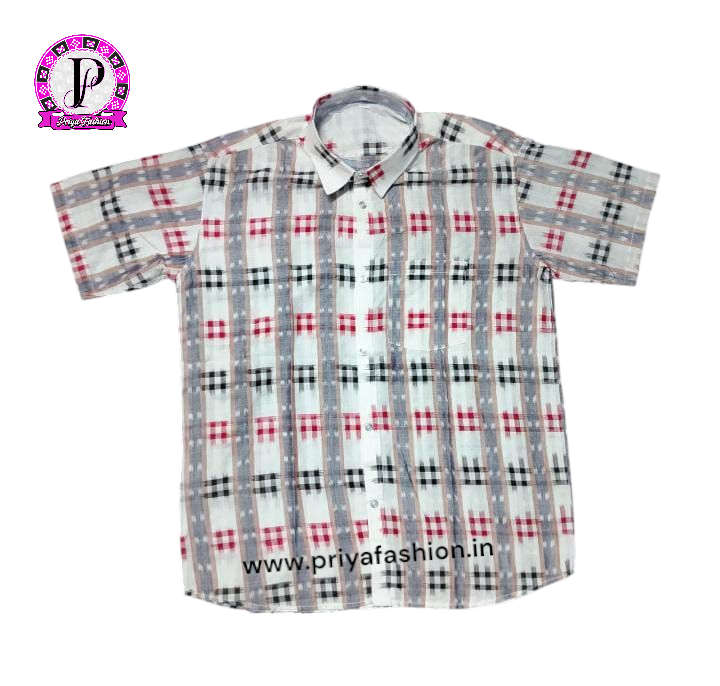 100394 Sambalpuri Half Shirt