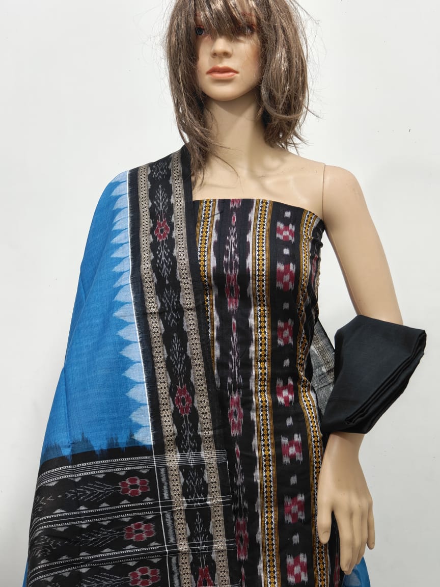 100337 Sambalpuri Dress Material with Dupatta