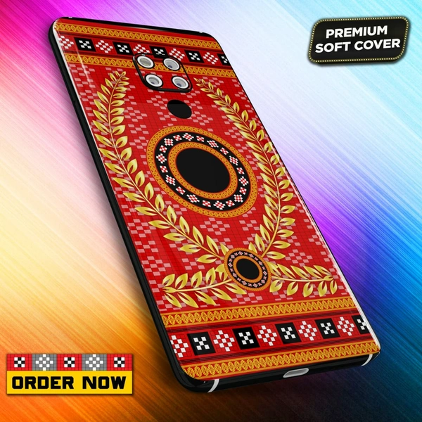 100246 mobile Back Cover sambalpuri Design with Add Name& photo