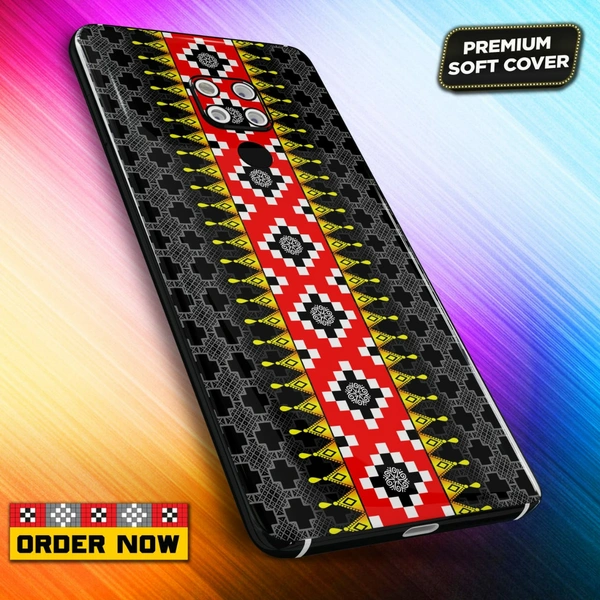 100244 mobile Back Cover sambalpuri Design with Add Name& photo