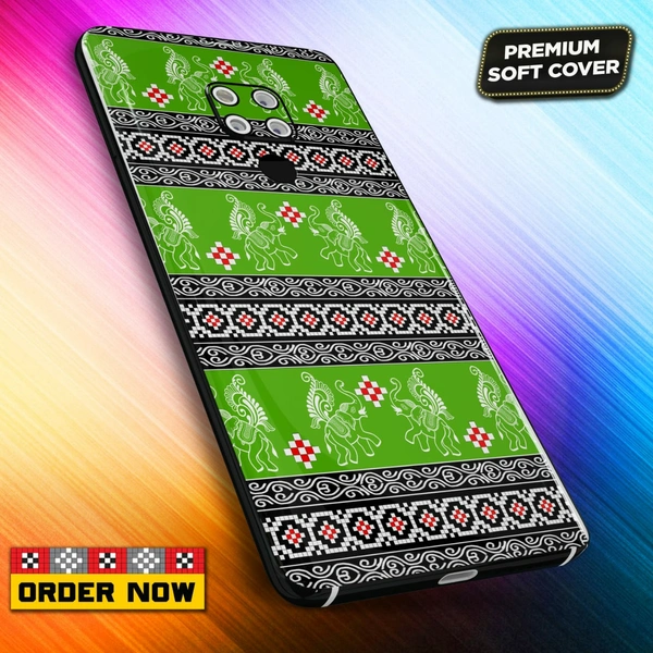 100327 mobile Back Cover sambalpuri Design with Add Name& photo