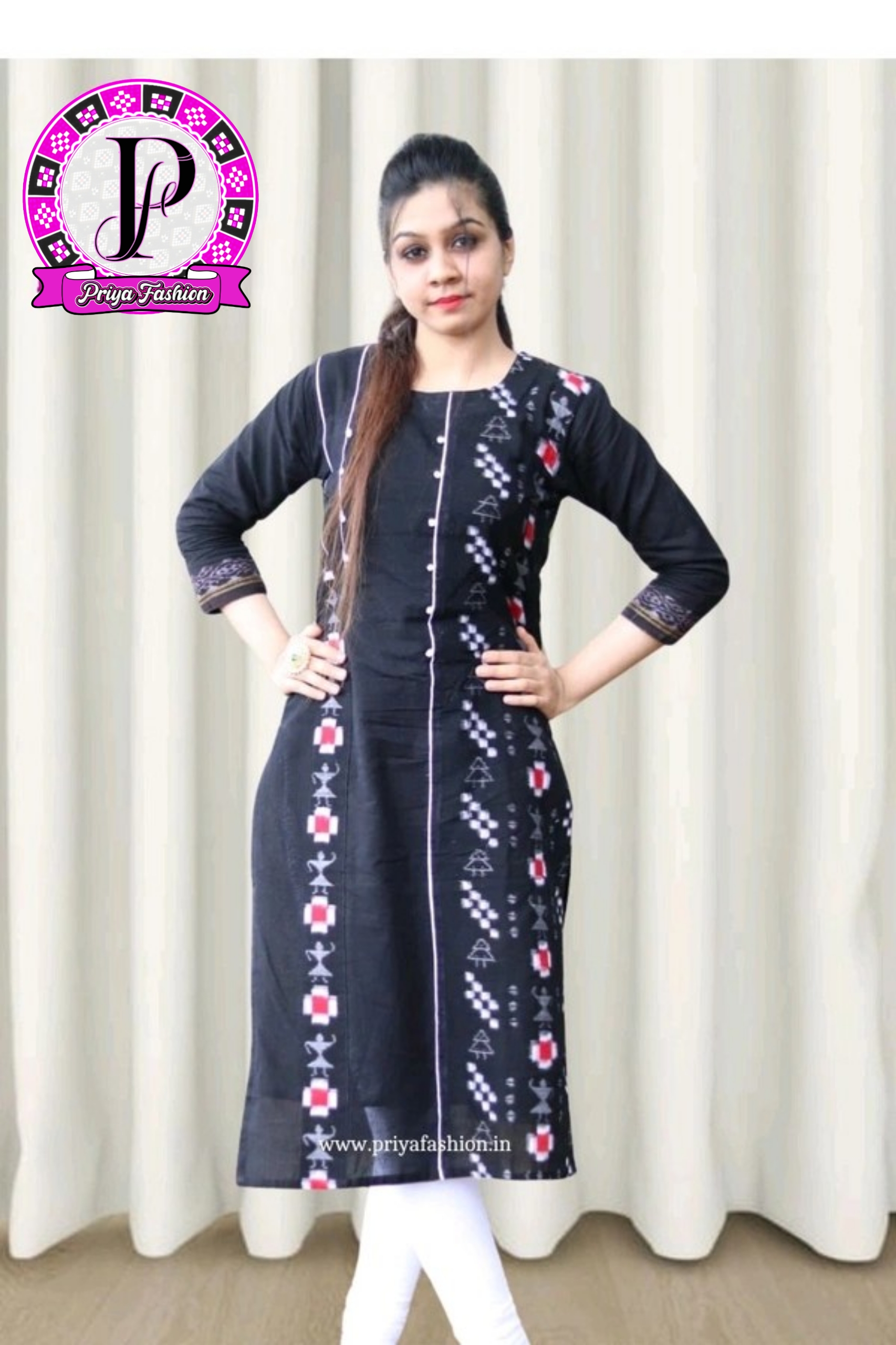 100399 Sambalpuri Handlooms stitching kurti
