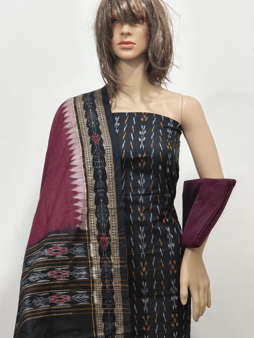 10092 Sambalpuri Dress Material with Dupatta