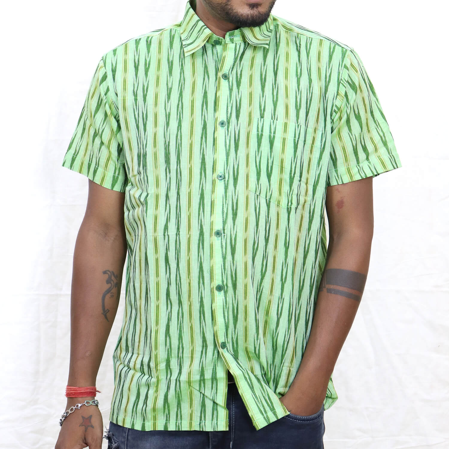 1047 sambalpuri Half Shirt