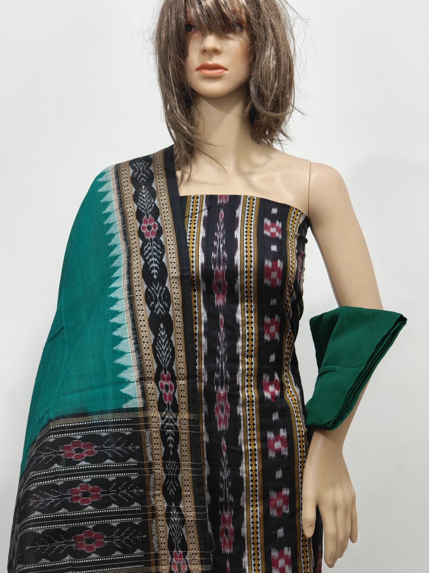 100345 Sambalpuri Dress Material with Dupatta