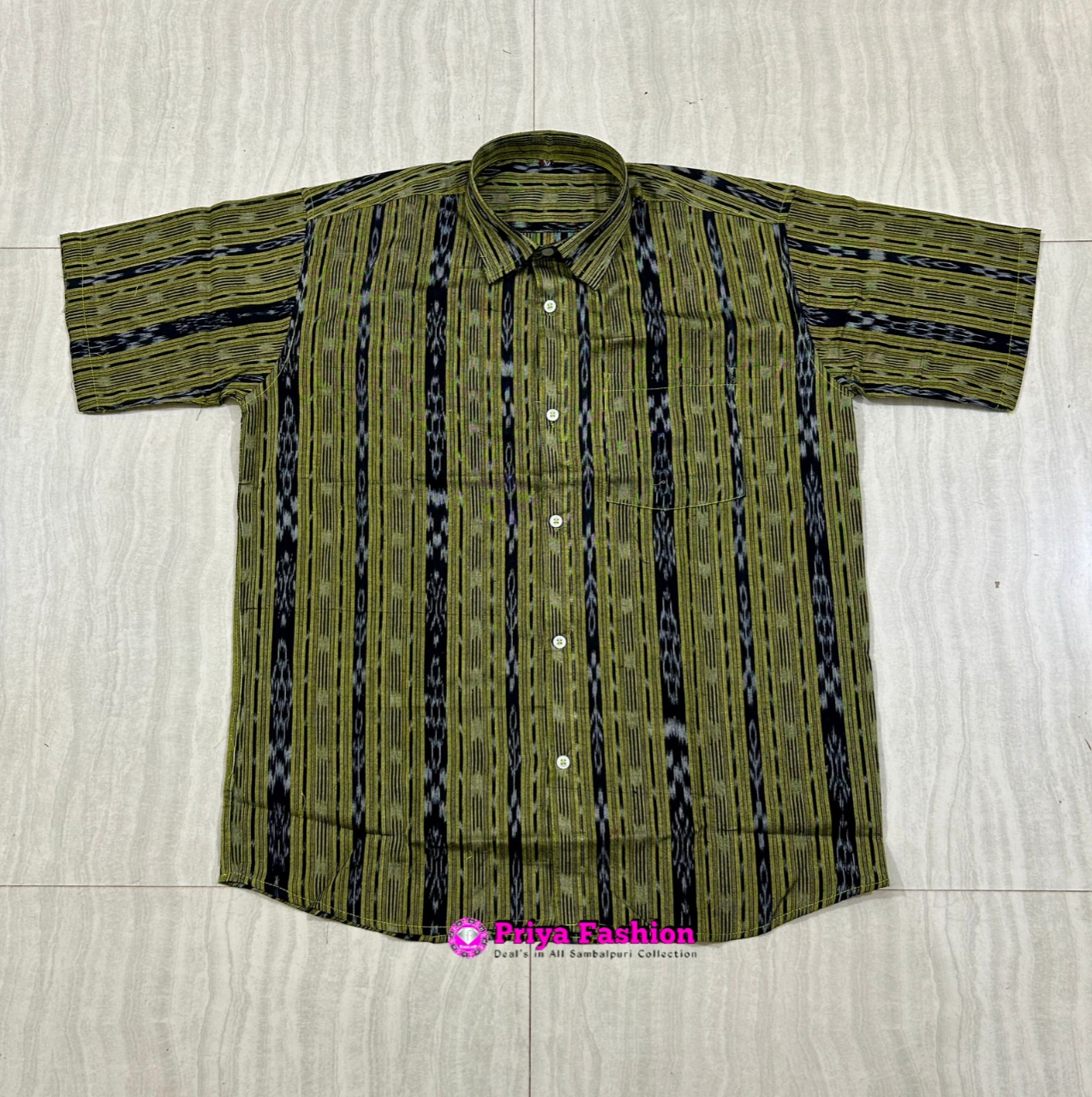 1007 sambalpuri Half Shirt