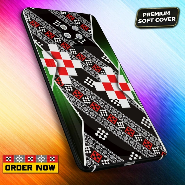 100256 mobile Back Cover sambalpuri Design with Add Name& photo