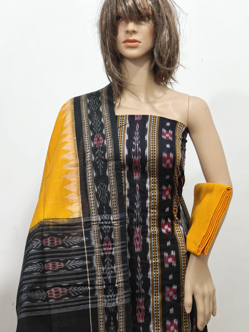 100339 Sambalpuri Dress Material with Dupatta