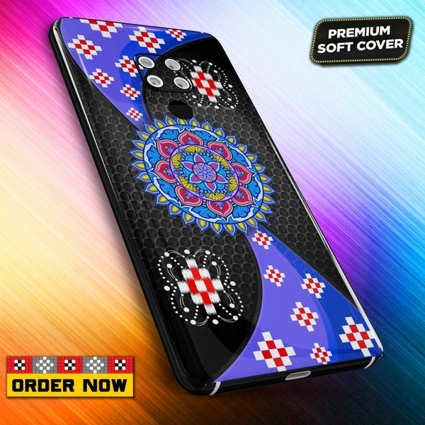 100255 mobile Back Cover sambalpuri Design with Add Name& photo