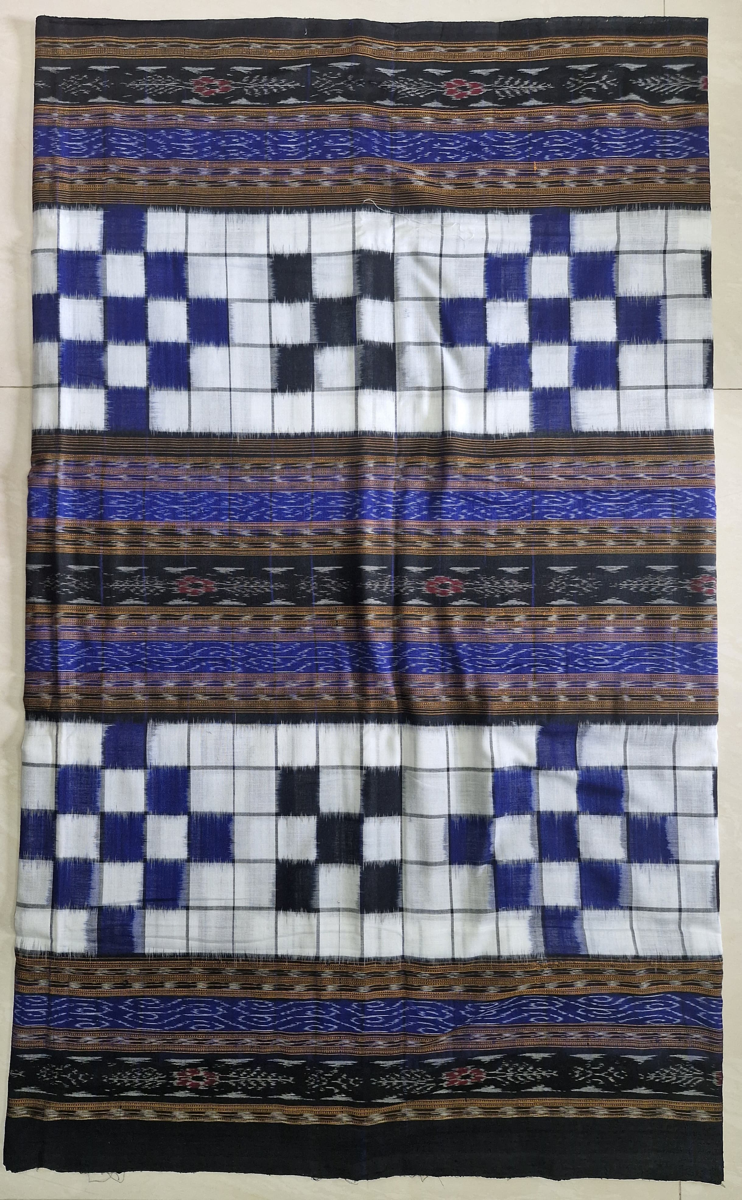 100353 fabric Sambalpuri Fabric  than Kapada