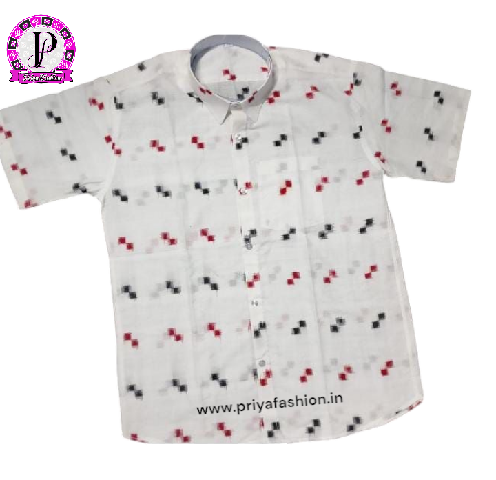 100393 Sambalpuri Half Shirt