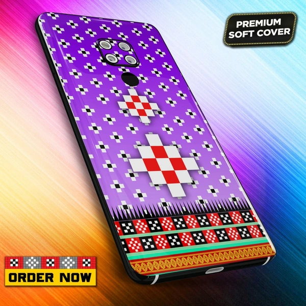 100271 mobile Back Cover sambalpuri Design with Add Name& photo