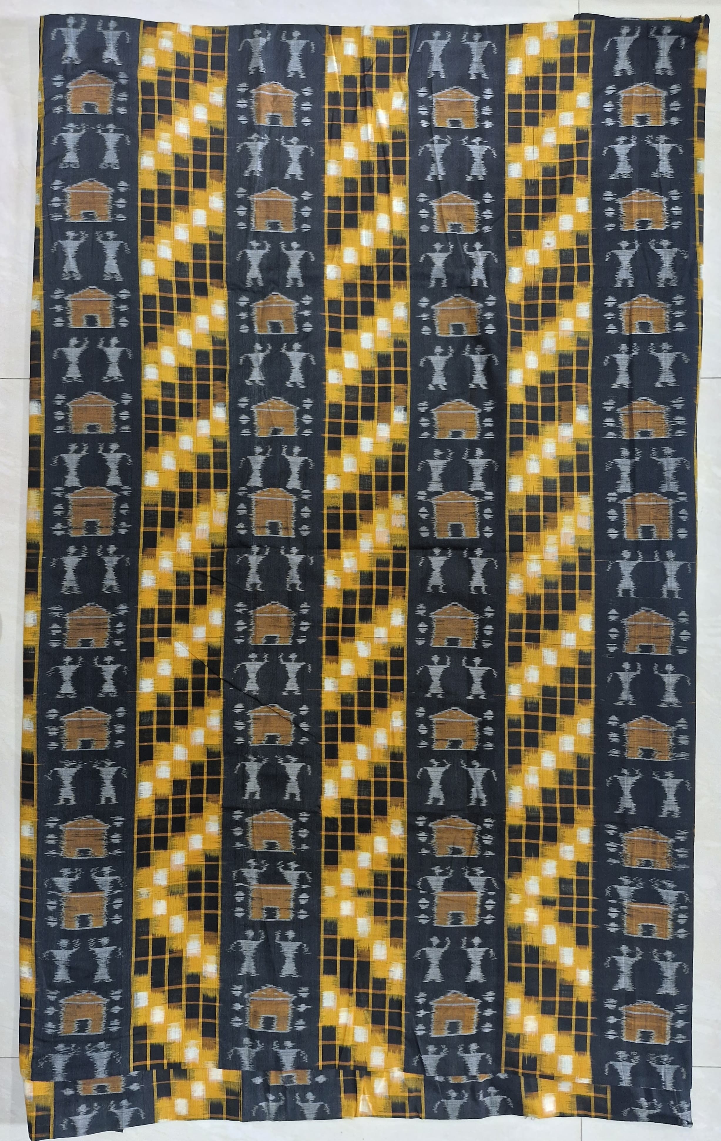 100357 fabric Sambalpuri Fabric  than Kapada