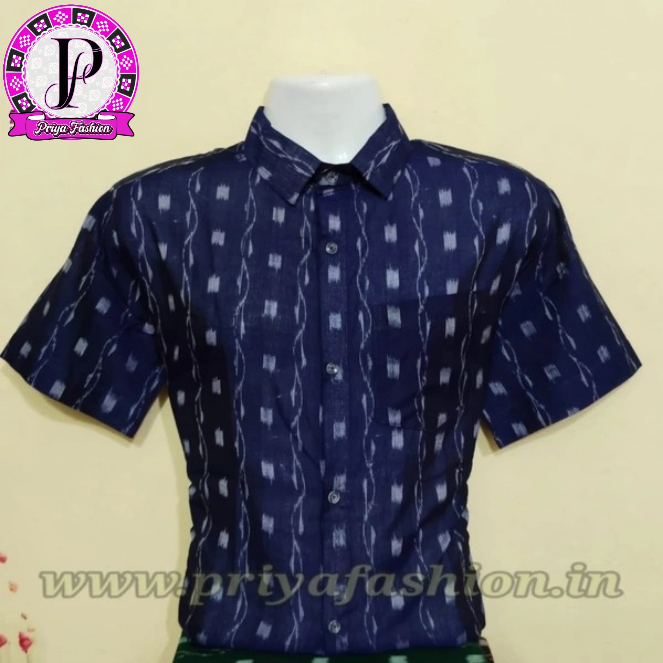 100397 Sambalpuri Half Shirt