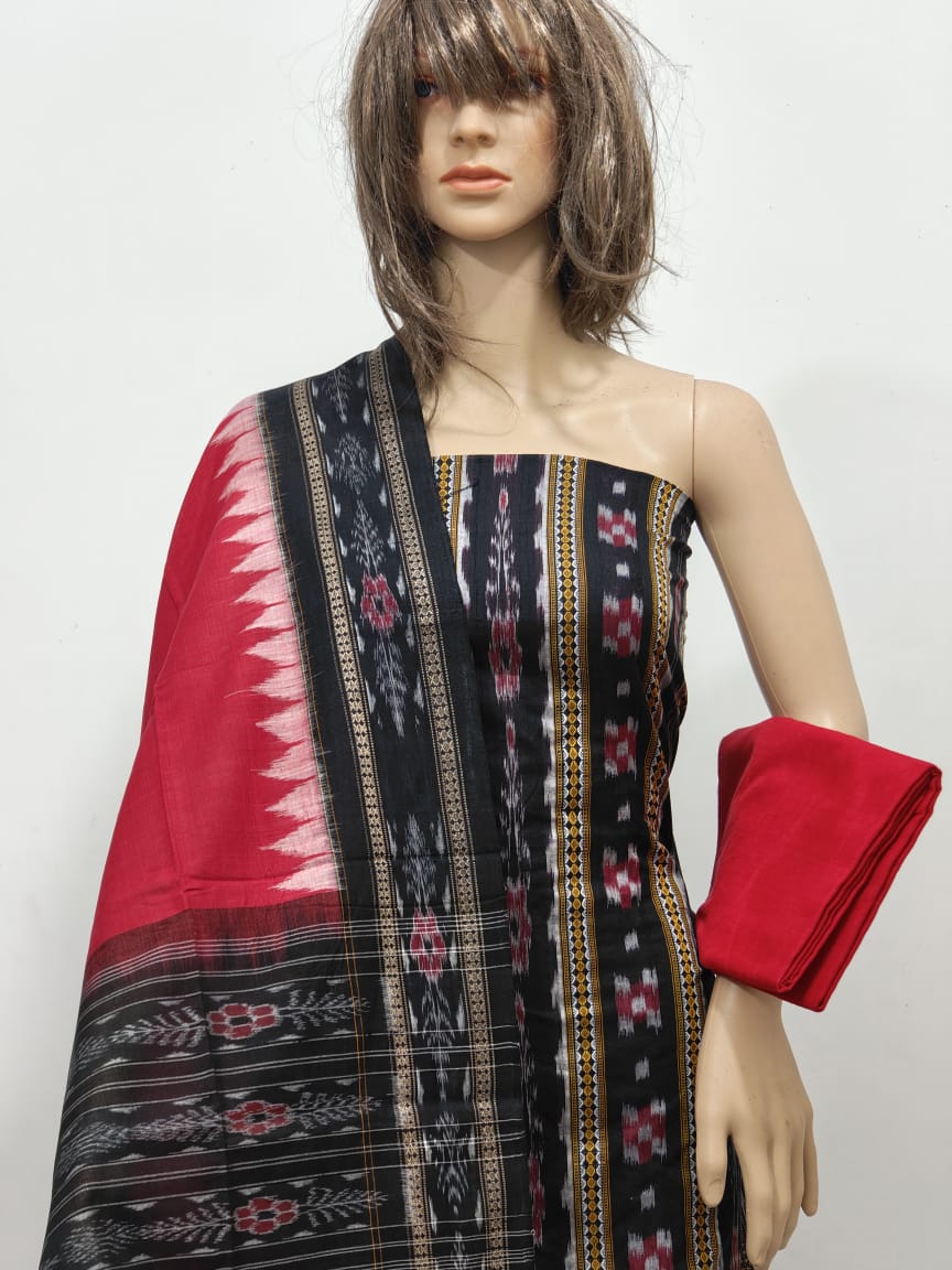 100344 Sambalpuri Dress Material with Dupatta