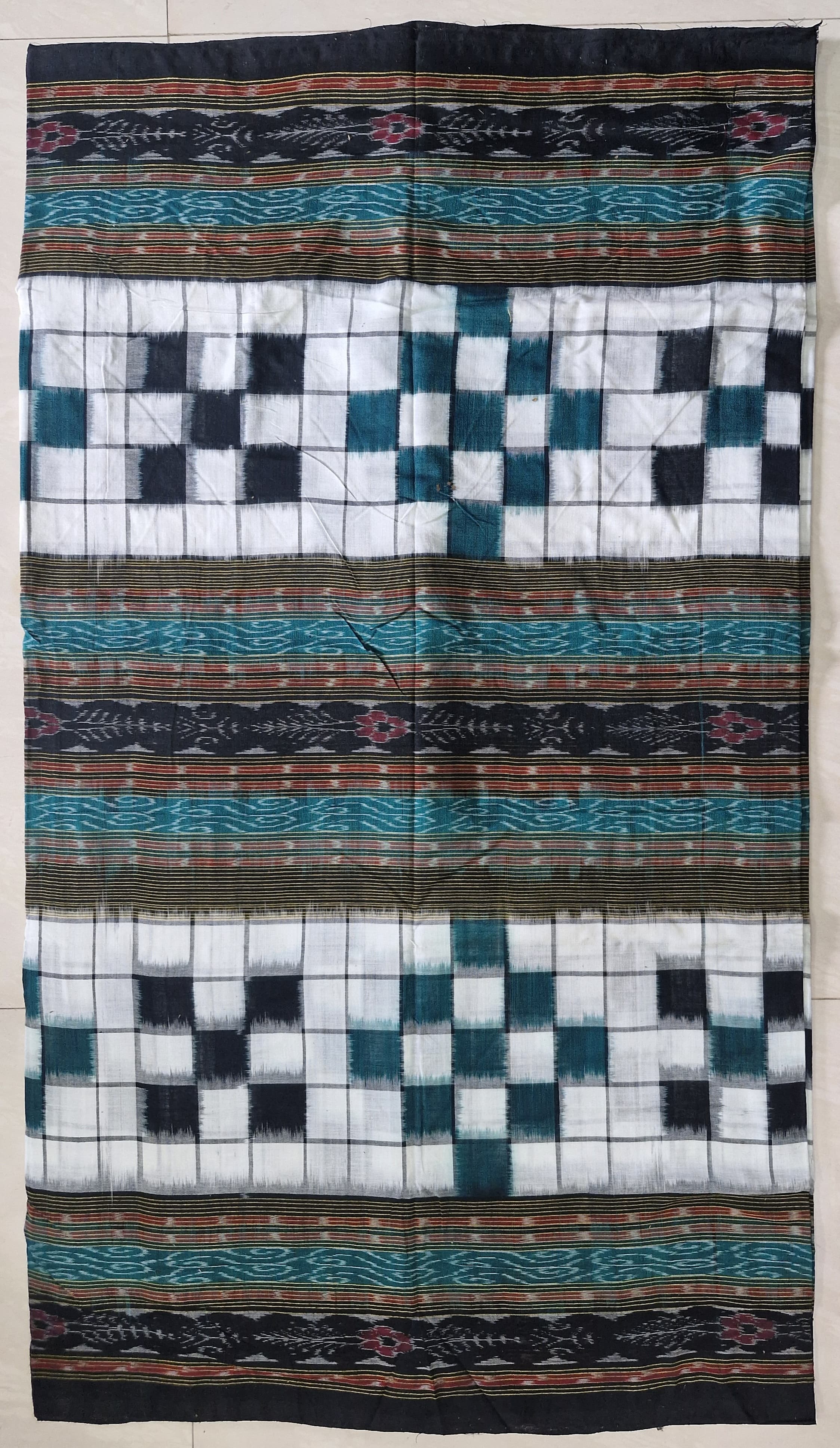 100356 fabric Sambalpuri Fabric  than Kapada