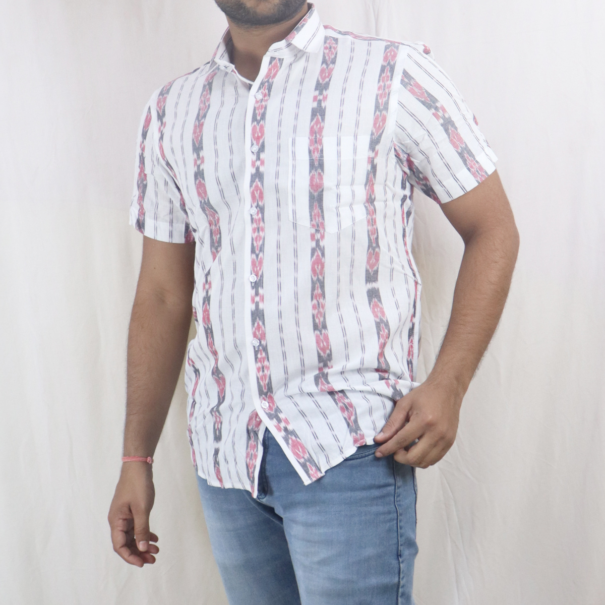 1051 sambalpuri Half Shirt