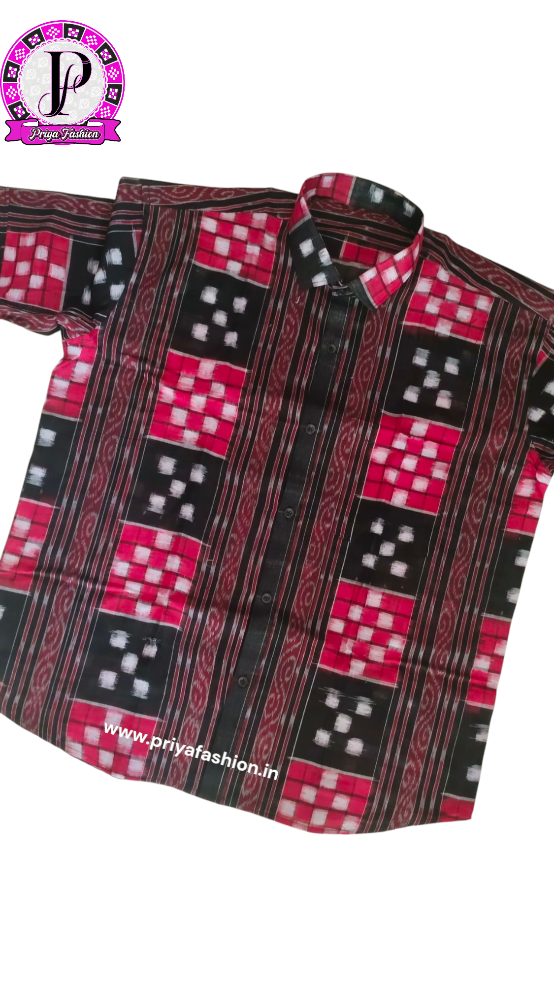 100396 Sambalpuri Half Shirt