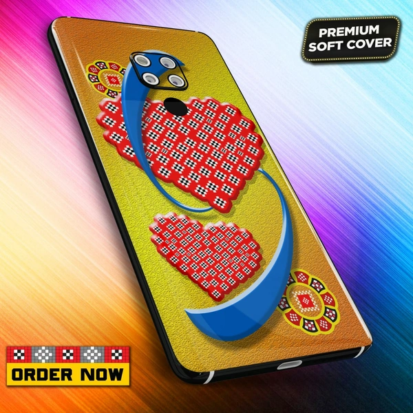 100276 mobile Back Cover sambalpuri Design with Add Name& photo