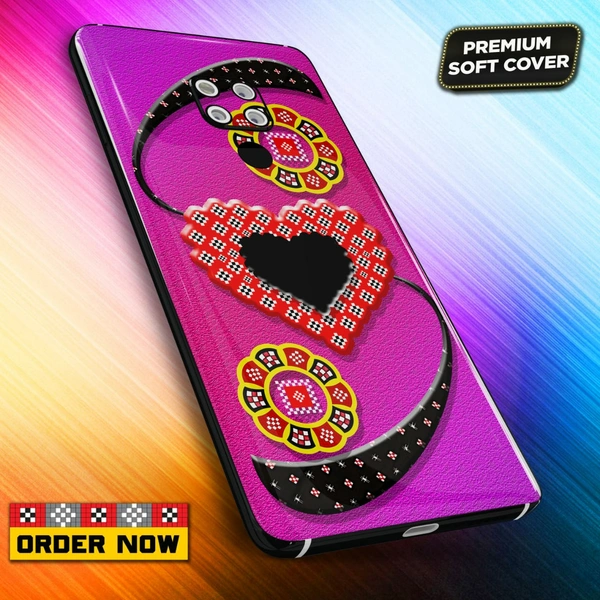 100247 mobile Back Cover sambalpuri Design with Add Name& photo